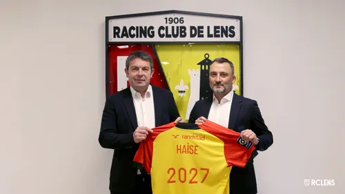 Franck Haise prolongé au RC Lens