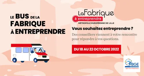 Le bus de la fabrique à entreprendre dans la métropole lilloise