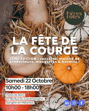 C'est la fête de la courge à Sainghin-en-Mélantois