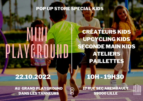 Une vente éphémère pour enfants et bébés au Grand Playground