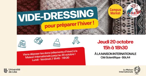 Un vide-dressing et des friperies pour les étudiants ce jeudi
