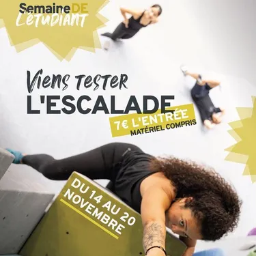La semaine de l'étudiant chez Climb up
