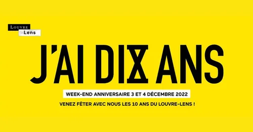 Le Louvre Lens s'illumine pour ses 10 ans