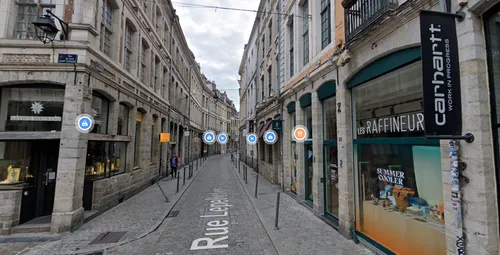 La rue Lepelletier de nouveau accessible à pied à Lille