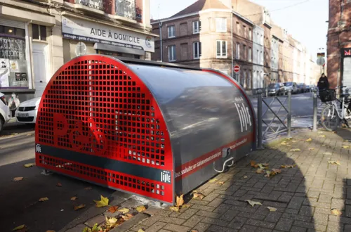 De nouvelles box à vélos installées à Lille