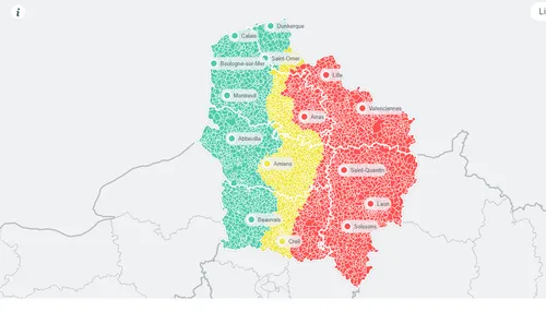 Réduction de vitesse obligatoire dans le Nord et le Pas-de-Calais