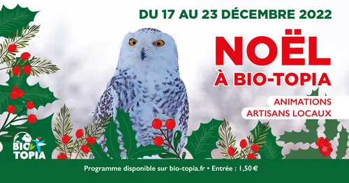 Bio-Topia se met aux couleurs de Noël