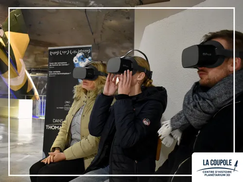 Nouvelle expérience de réalité virtuelle à la Coupole