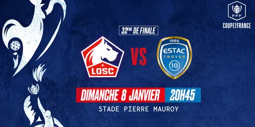 Coupe de France : des places à 10 € pour LOSC - Troyes
