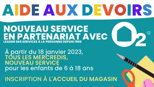 Un nouveau dispositif d'aide aux devoirs à Auchan Leers