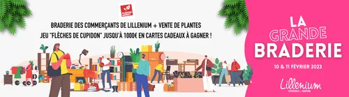 Une braderie des commerçants Lillenium spéciale Saint-Valentin