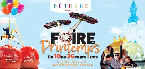 La foire de printemps de retour ce week-end à Béthune