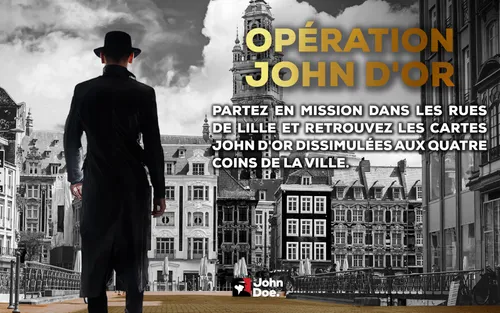 Une chasse au trésor dans Lille pour l'anniversaire de John Doe