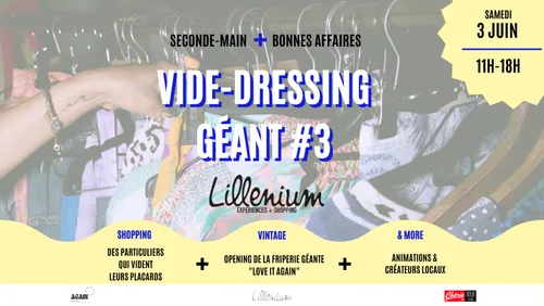 Nouveau vide-dressing à Lillenium ce samedi
