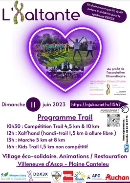 L’Xaltante : Une course solidaire le 11 juin à Villeneuve d’Ascq