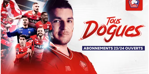 Ouverture des abonnements 23/24 pour le Losc