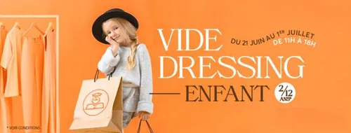 Aushopping Englos Les Géants organise son vide dressing enfant !