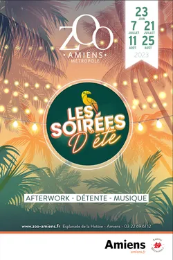 Retour des soirées d'été au zoo d'Amiens