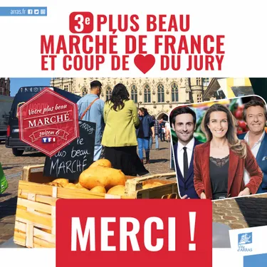 Arras 3ème plus beau marché de France !