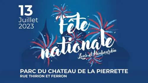 Lio et Colonel Reyel à Loos pour la Fête Nationale