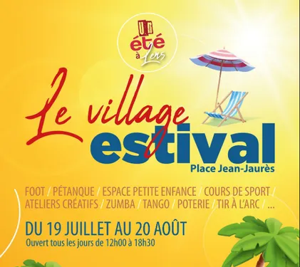 Le village estival de retour à Lens !
