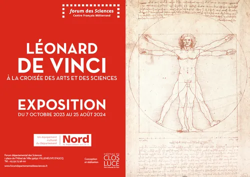 Une exposition sur Léonard de Vinci au Forum des Sciences