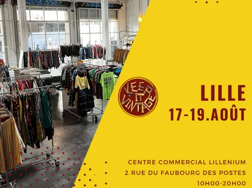 Nouvelle vente vintage au kilo à Lillenium