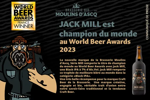 La Brasserie Moulins D'ascq primée au World Beer Awards !