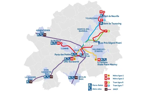Comment se déplacer à la Braderie de Lille ?