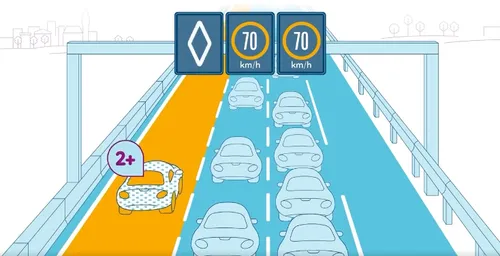 Une voie de covoiturage dès lundi sur l'A1