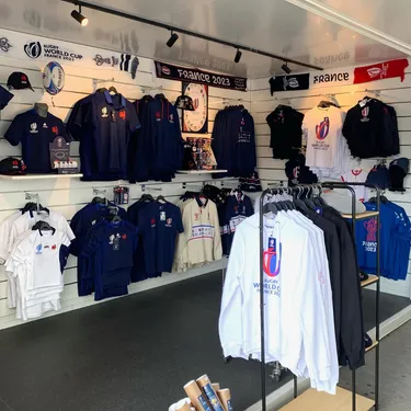 Rugby : la boutique officielle de la coupe du monde à Euralille