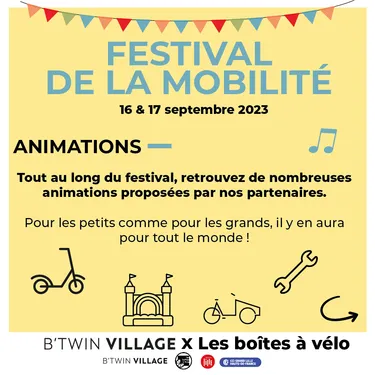 Un festival de la mobilité à B'twin Village ce week-end