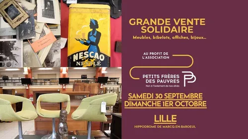 Nouvelle vente des Petits Frères des Pauvres à Marcq-en-Barœul