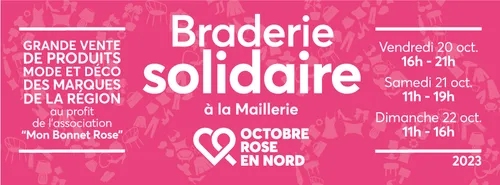 Bientôt une braderie solidaire pour l'association Mon Bonnet Rose