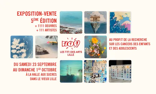 L'exposition solidaire du 111 des Arts de retour à Lille