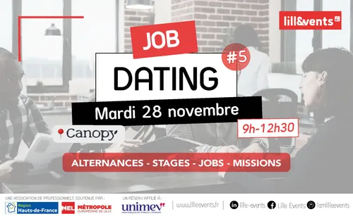 Un job dating dans les métiers de l'évènementiel à Lille