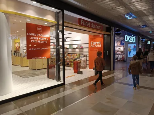 Une boutique éphémère Le Furet du Nord à Euralille
