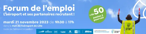 L'aéroport de Lille organise un nouveau forum de l'emploi