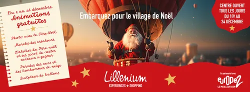Le village de Noël s'est installé à Lillenium