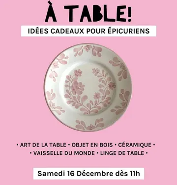 Trouvez votre vaisselle de Noël ce samedi à la Maillerie