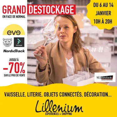 Déstockage éphémère dédié à la maison à Lillenium
