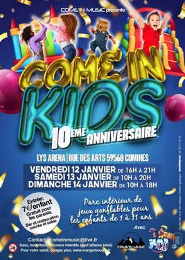 Retour de Come In kids à Comines !