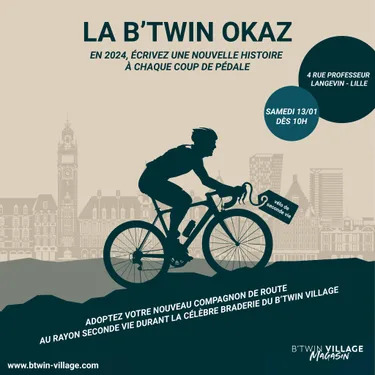Nouvelle vente de vélos d'occasion au B'Twin Village
