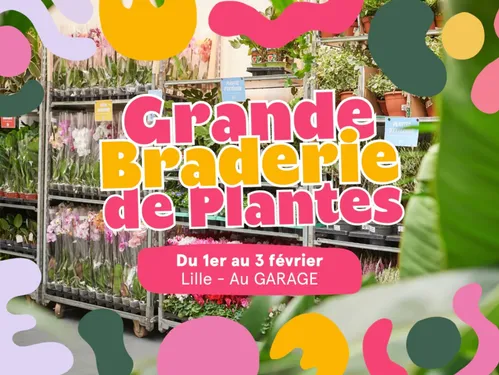 Des plantes à moins d'1€ lors d'une vente au Garage à Lille