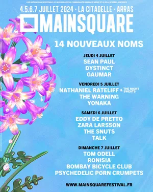 Une quinzaine d'artistes en plus au Main Square !