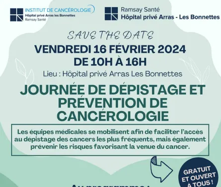 Journée de prévention et dépistage à l'hôpital d'Arras