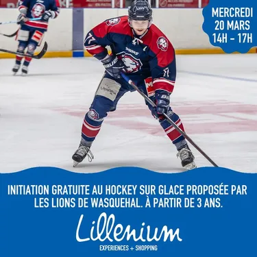 Initiez-vous au hockey sur glace à Lillenium ce mercredi