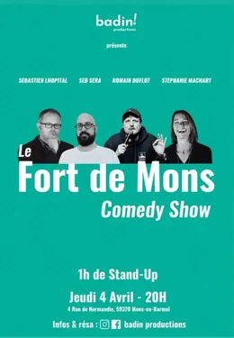 Des soirées stand-up au Fort de Mons