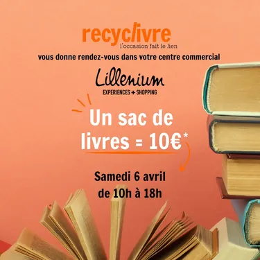 Une vente de livres au kilo à Lillenium ce samedi