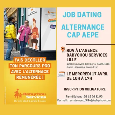 Job dating alternance chez Babychou services